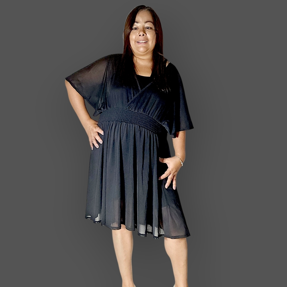 Torrid Black Midi Dress - Picture 2 of 14